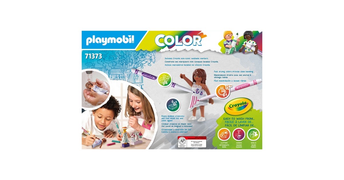 PLAYMOBIL 71373 Color Fashion Design Set, Konstruktionsspielzeug