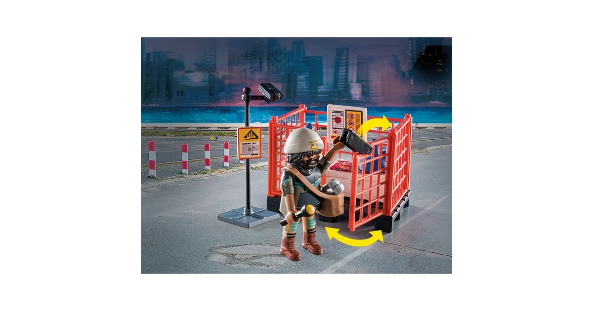 PLAYMOBIL 71381 City Action Starter Pack Polizei, Konstruktionsspielzeug