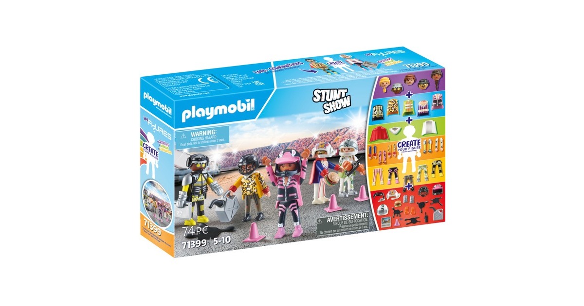 PLAYMOBIL 71399 My Figures: Stuntshow, Konstruktionsspielzeug