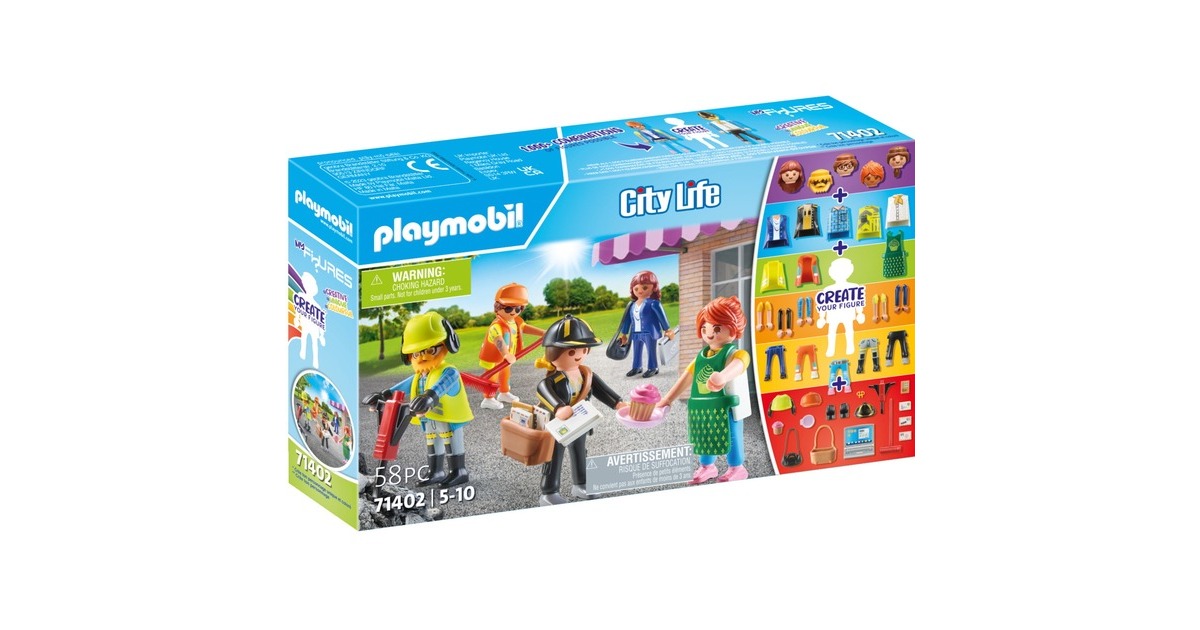 PLAYMOBIL 71402 My Figures: City Life, Konstruktionsspielzeug