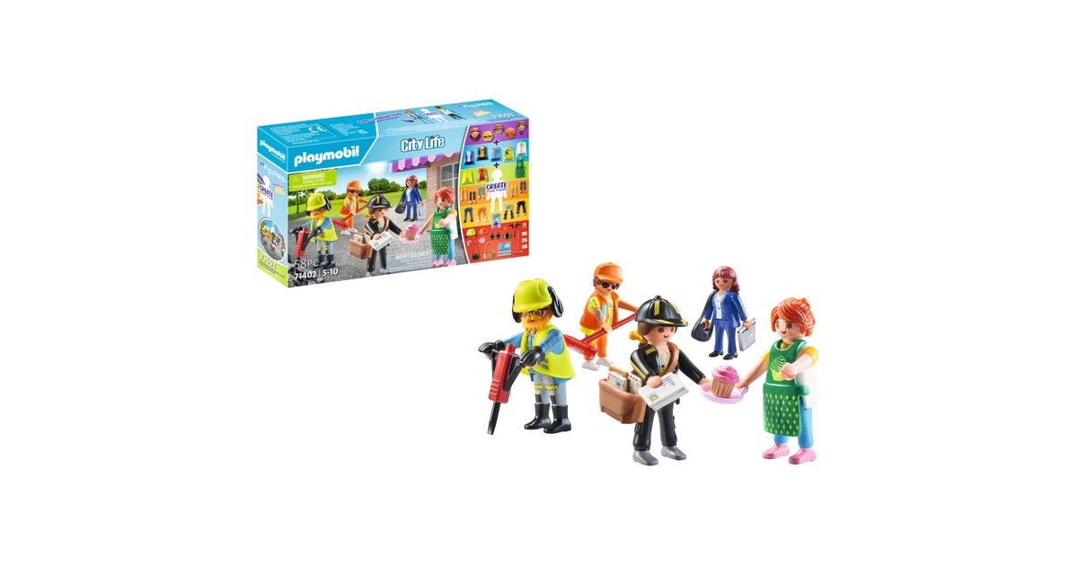 PLAYMOBIL 71402 My Figures: City Life, Konstruktionsspielzeug