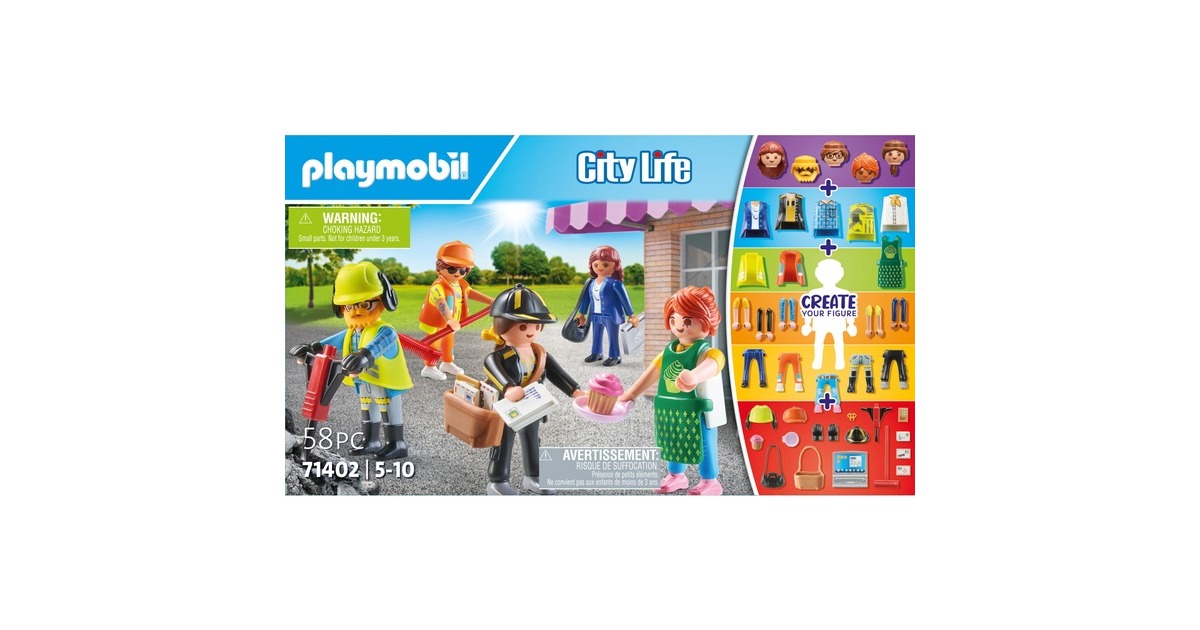 PLAYMOBIL 71402 My Figures: City Life, Konstruktionsspielzeug