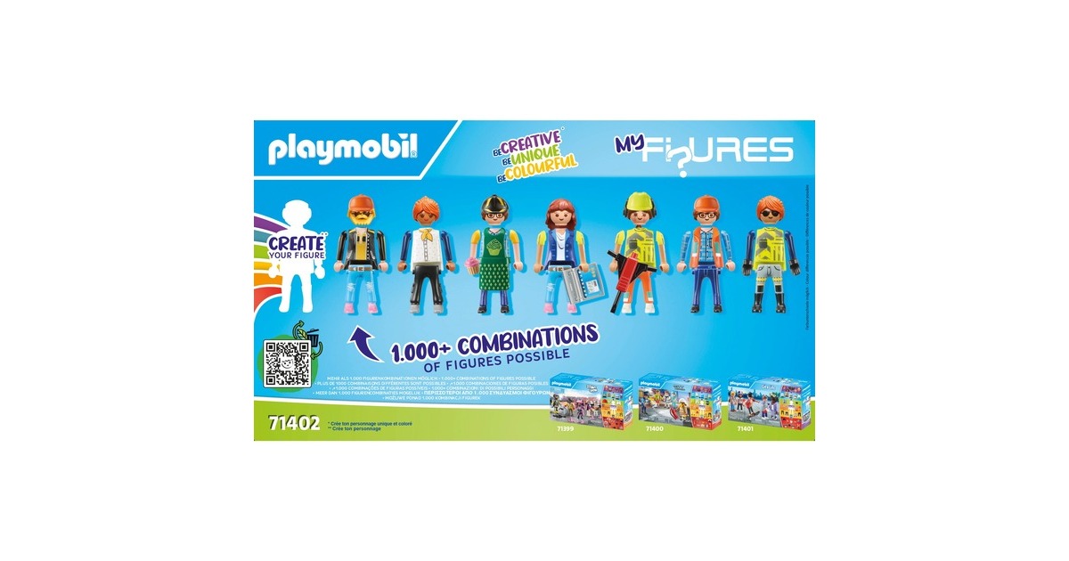 PLAYMOBIL 71402 My Figures: City Life, Konstruktionsspielzeug