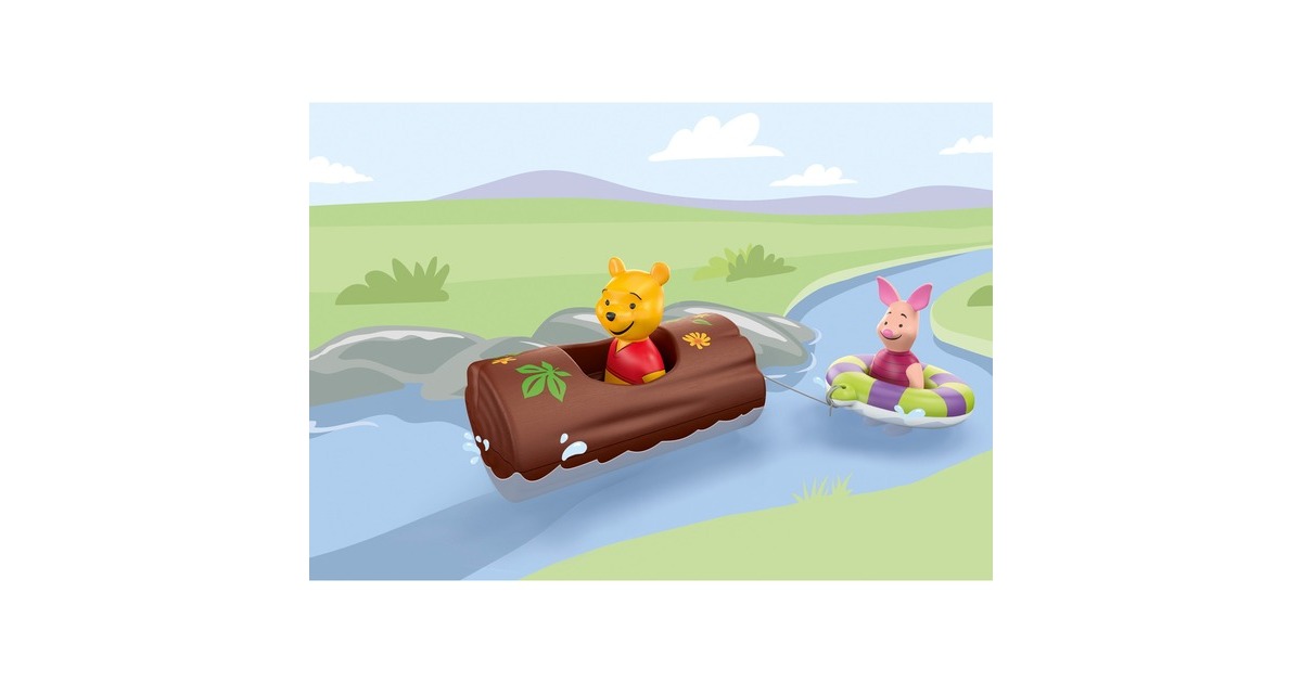 PLAYMOBIL 71415 1.2.3 & Disney: Winnies & Ferkels Wasserabenteuer, Konstruktionsspielzeug