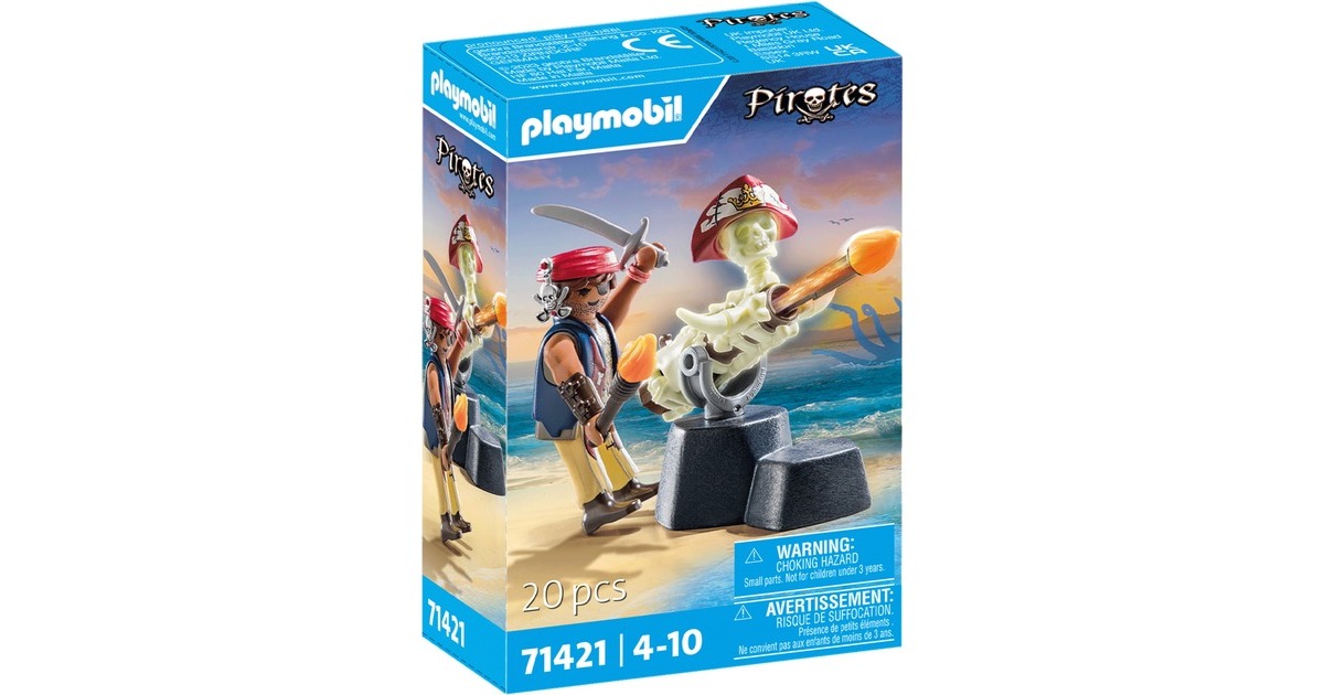 PLAYMOBIL 71421 Pirates Kanonenmeister, Konstruktionsspielzeug PLAYMOBIL 71421 Pirates Kanonenmeister, Konstruktionsspielzeug
