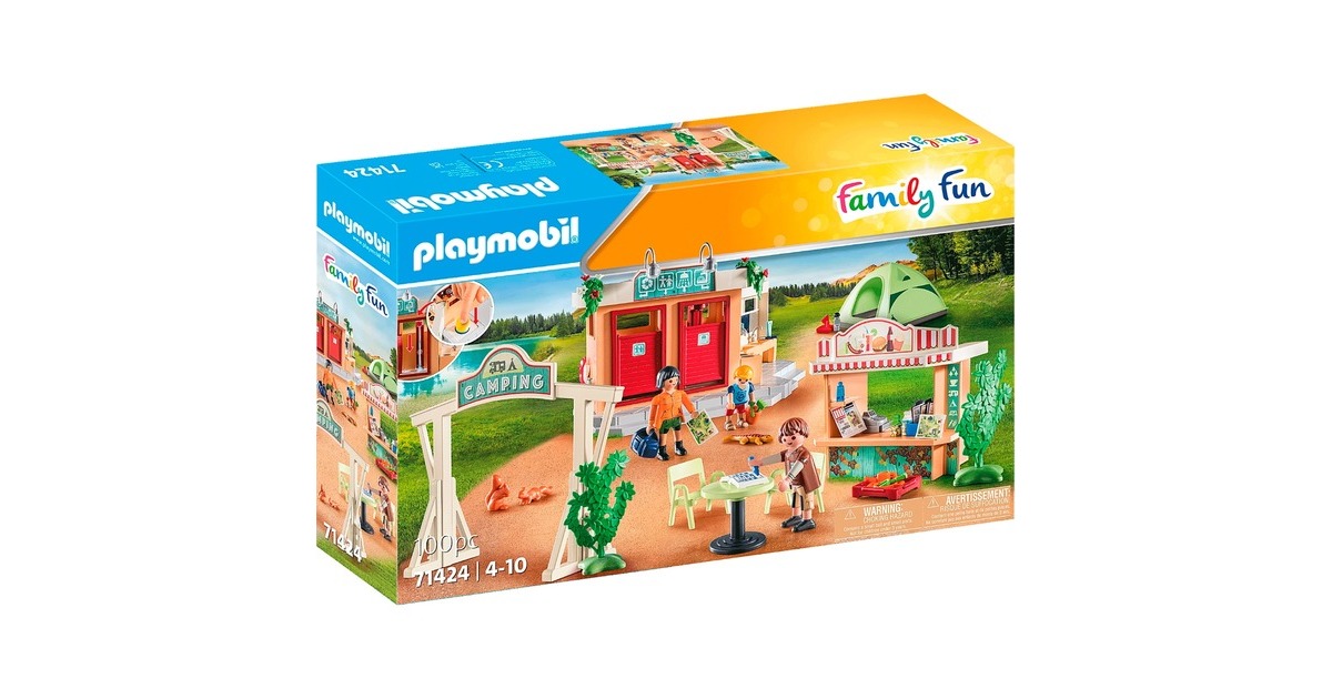 PLAYMOBIL 71424 Family Fun Campingplatz, Konstruktionsspielzeug