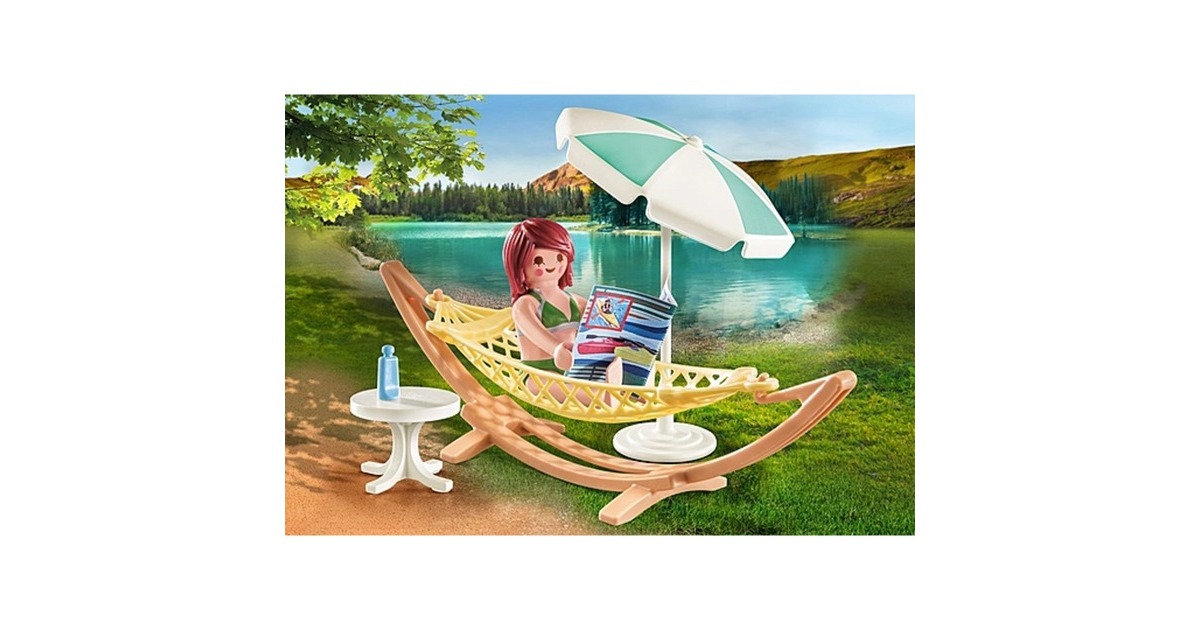 PLAYMOBIL 71428 Family Fun Hängematte, Konstruktionsspielzeug