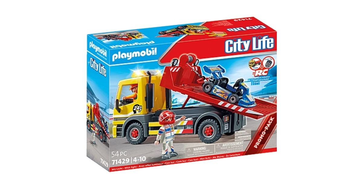 PLAYMOBIL 71429 City Life Abschleppdienst, Konstruktionsspielzeug