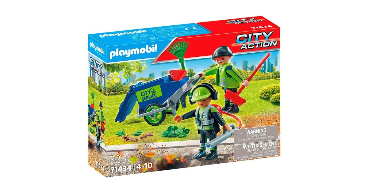 PLAYMOBIL 71434 City Action Stadtreinigungsteam, Konstruktionsspielzeug