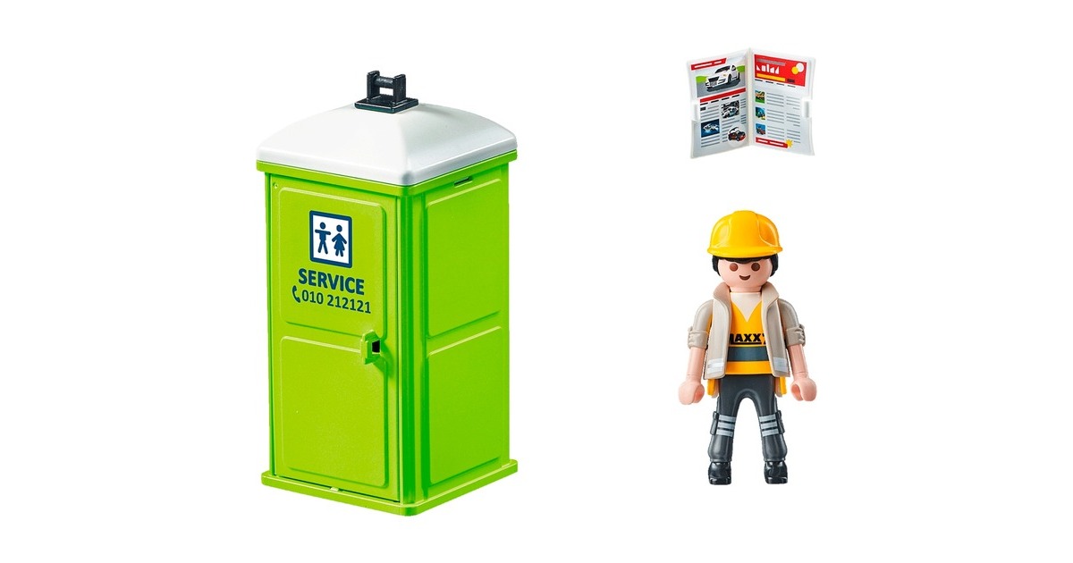 PLAYMOBIL 71435 City Action Mobile Toilette, Konstruktionsspielzeug