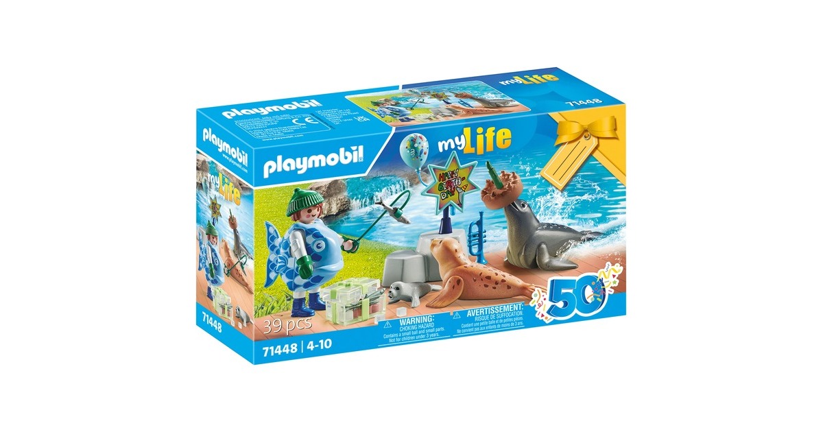 PLAYMOBIL 71448 City Life Tierfütterung, Konstruktionsspielzeug