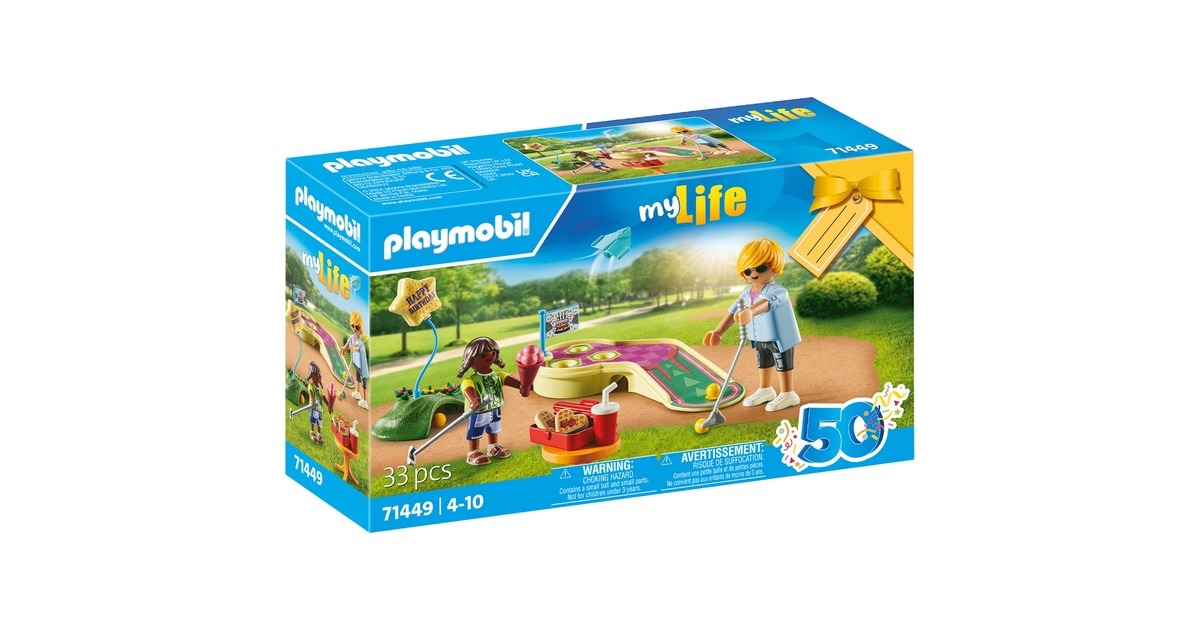 PLAYMOBIL 71449 City Life Minigolf, Konstruktionsspielzeug