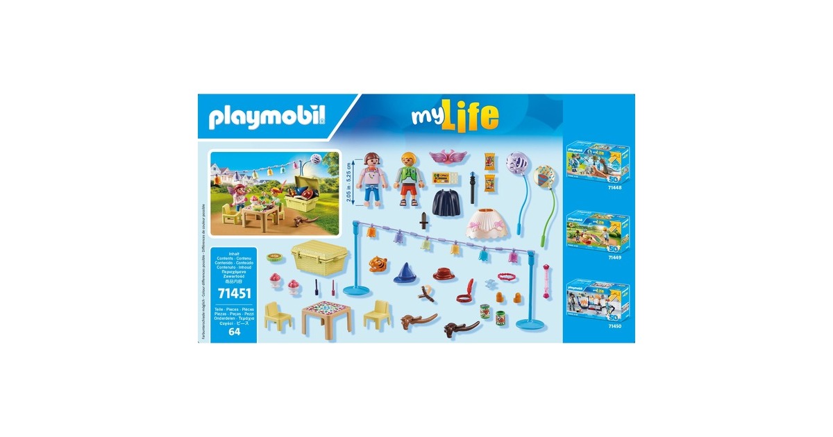 PLAYMOBIL 71451 City Life Kostümparty, Konstruktionsspielzeug