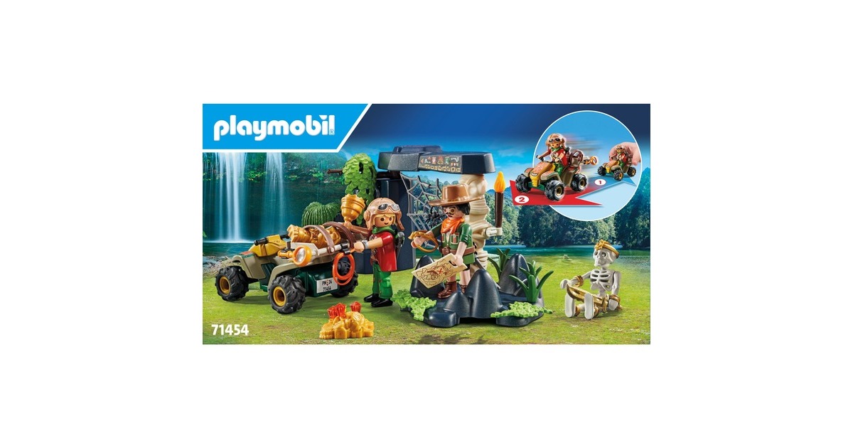 PLAYMOBIL 71454 Sports & Action Schatzsuche im Dschungel, Konstruktionsspielzeug