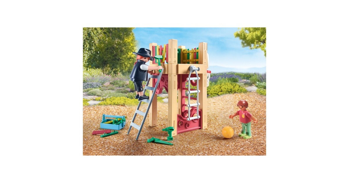 PLAYMOBIL 71475 City Life Starter Pack Zimmerin on Tour, Konstruktionsspielzeug