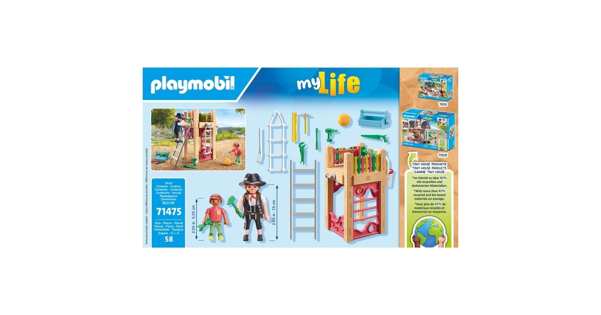 PLAYMOBIL 71475 City Life Starter Pack Zimmerin on Tour, Konstruktionsspielzeug