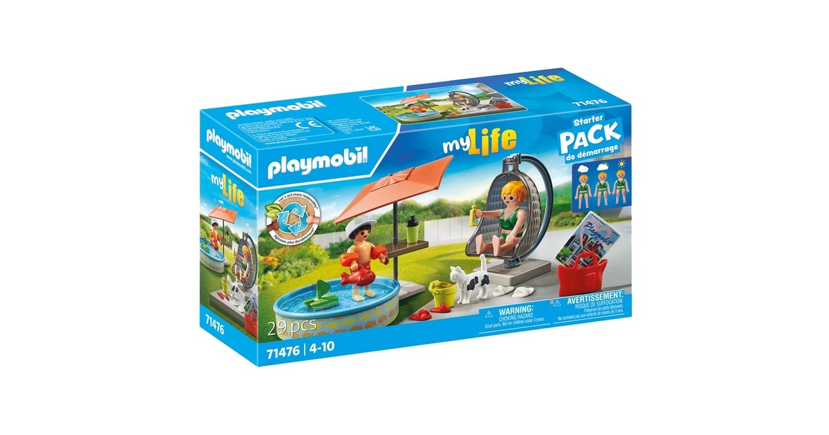 PLAYMOBIL 71476 City Life Starter Pack Planschspaß zu Hause, Konstruktionsspielzeug