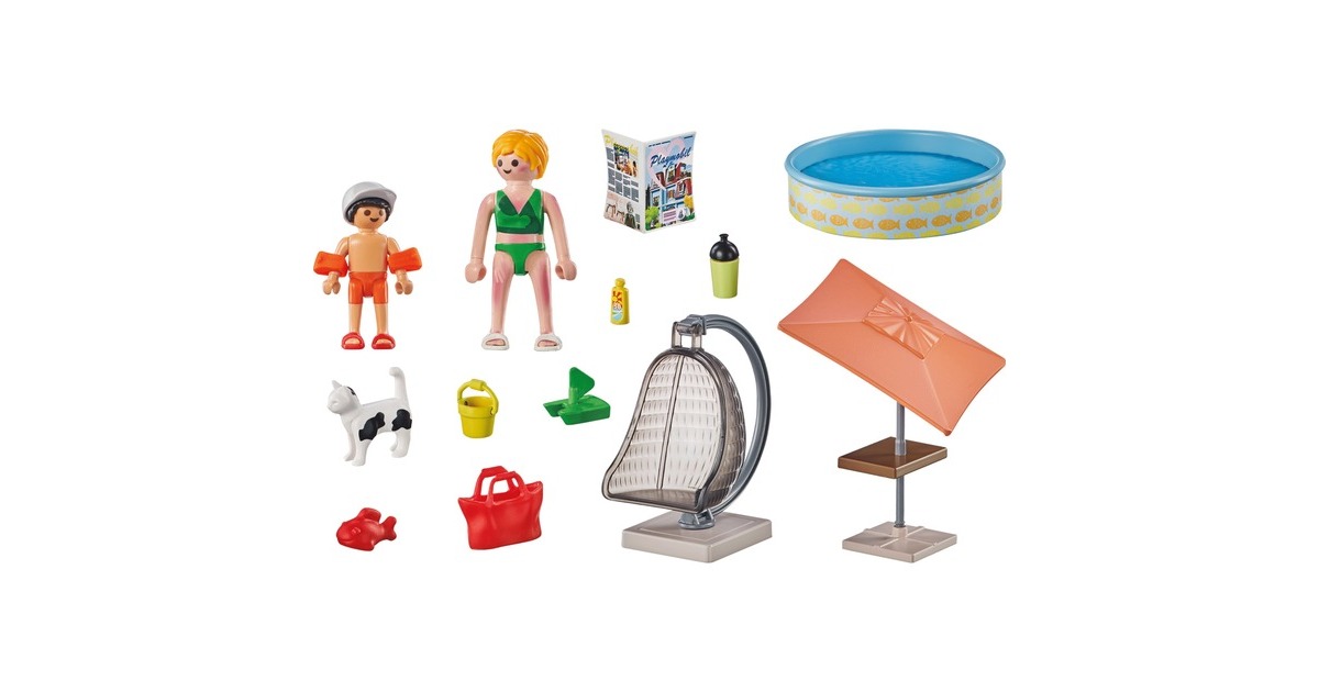 PLAYMOBIL 71476 City Life Starter Pack Planschspaß zu Hause, Konstruktionsspielzeug