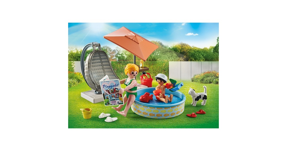 PLAYMOBIL 71476 City Life Starter Pack Planschspaß zu Hause, Konstruktionsspielzeug