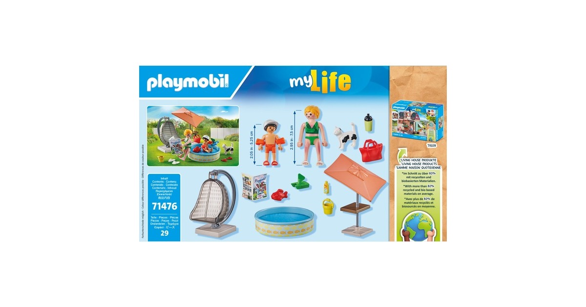 PLAYMOBIL 71476 City Life Starter Pack Planschspaß zu Hause, Konstruktionsspielzeug