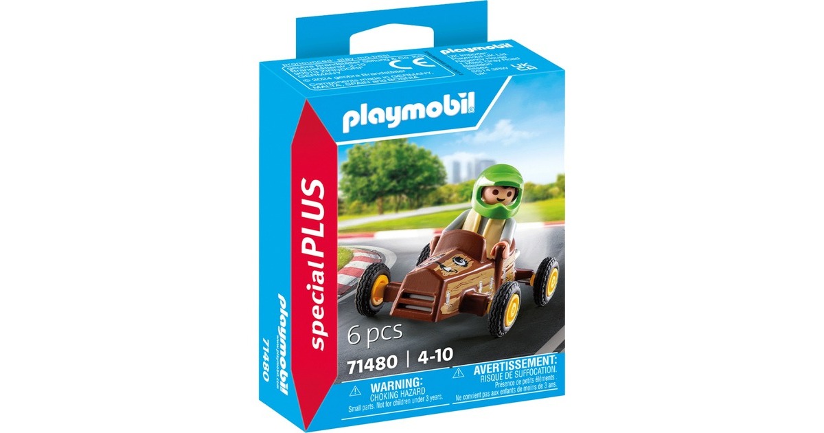 PLAYMOBIL 71480 specialPLUS Kind mit Kart, Konstruktionsspielzeug
