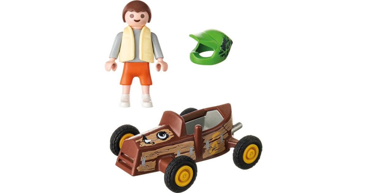 PLAYMOBIL 71480 specialPLUS Kind mit Kart, Konstruktionsspielzeug