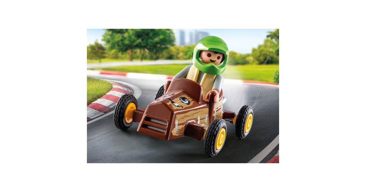 PLAYMOBIL 71480 specialPLUS Kind mit Kart, Konstruktionsspielzeug