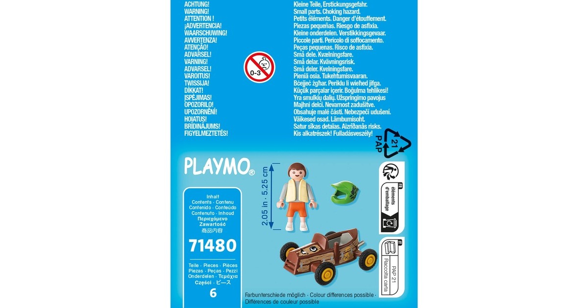 PLAYMOBIL 71480 specialPLUS Kind mit Kart, Konstruktionsspielzeug