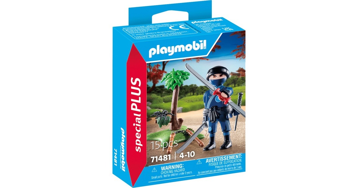 PLAYMOBIL 71481 specialPLUS Ninja mit Ausrüstung, Konstruktionsspielzeug