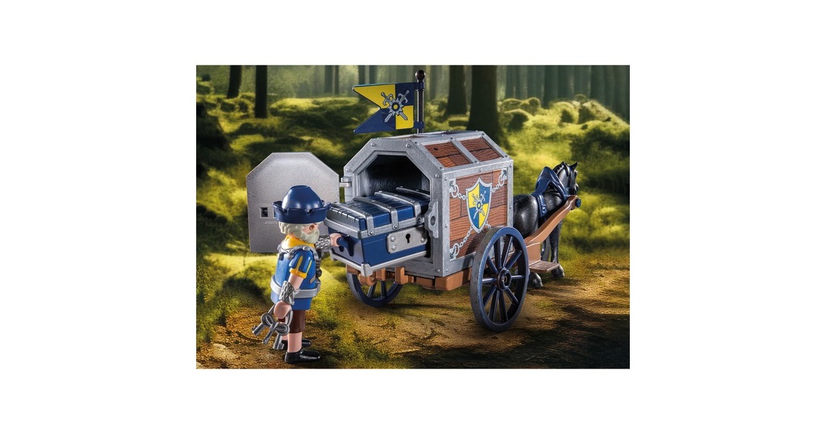 PLAYMOBIL 71484 Novelmore Überfall auf Transportwagen, Konstruktionsspielzeug