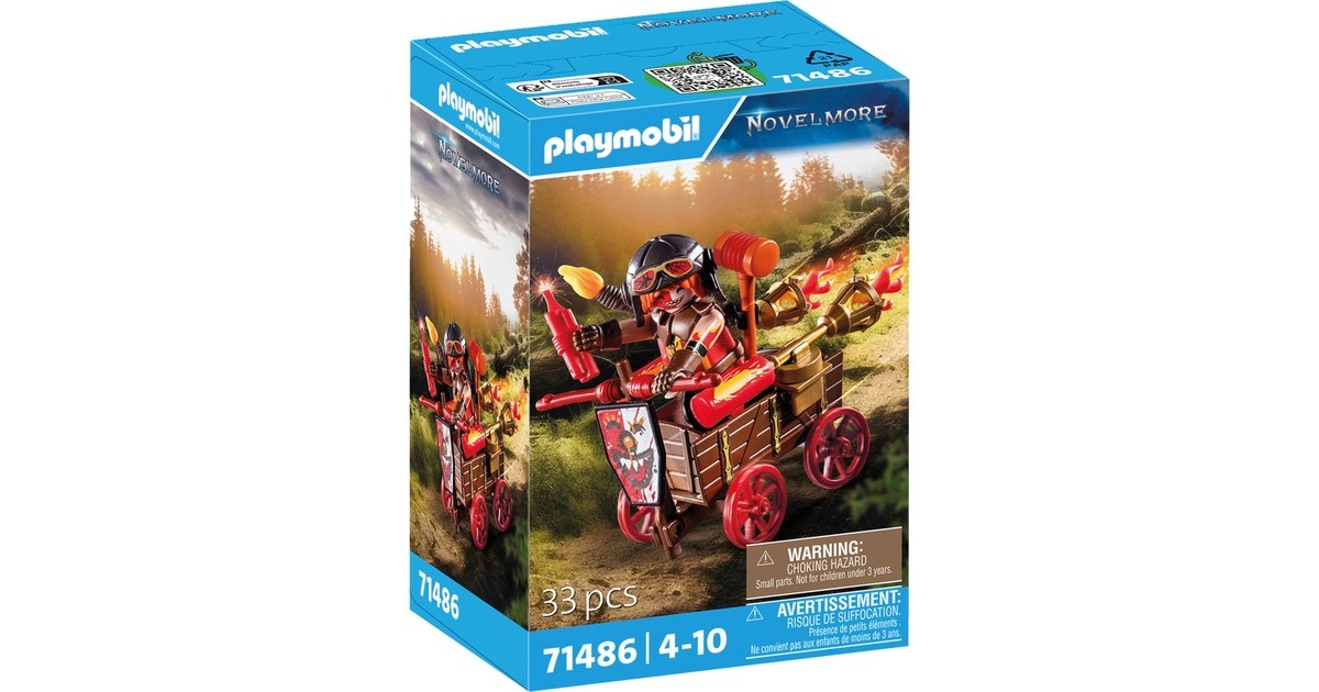 PLAYMOBIL 71486 Novelmore Kahbooms Rennwagen, Konstruktionsspielzeug