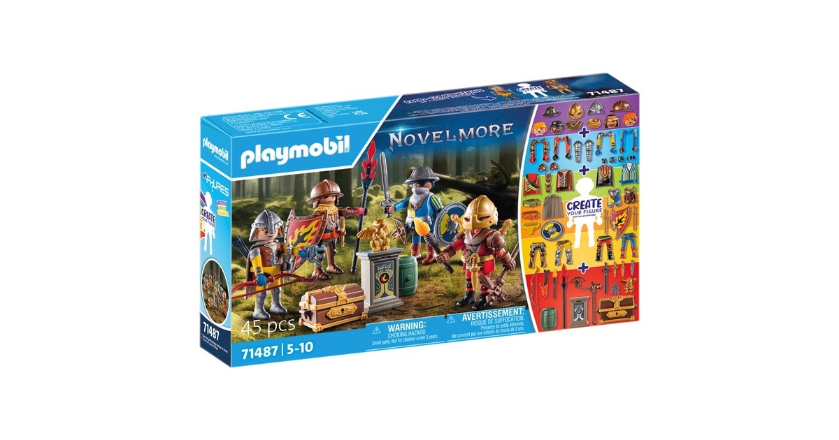 PLAYMOBIL 71487 My Figures: Ritter von Novelmore, Konstruktionsspielzeug