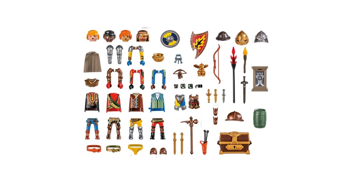 PLAYMOBIL 71487 My Figures: Ritter von Novelmore, Konstruktionsspielzeug
