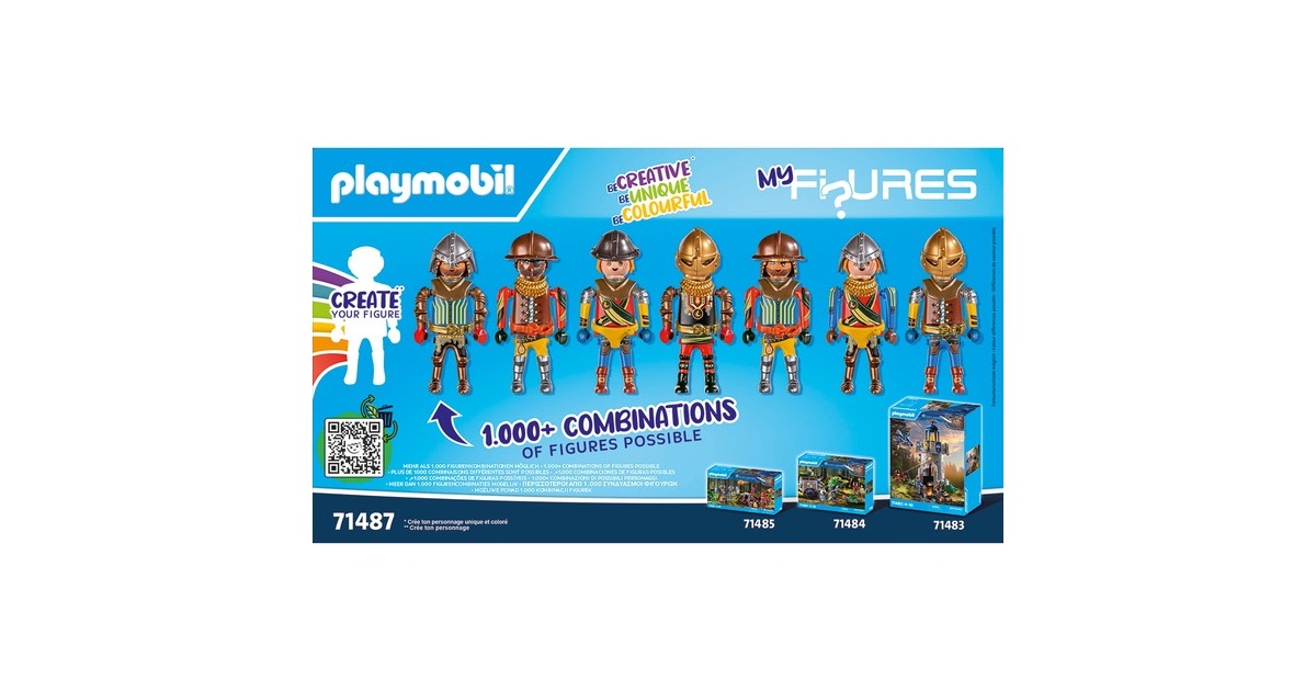 PLAYMOBIL 71487 My Figures: Ritter von Novelmore, Konstruktionsspielzeug