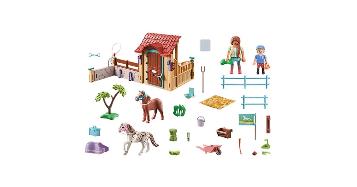 PLAYMOBIL 71494 Horses of Waterfall Reitstall, Konstruktionsspielzeug