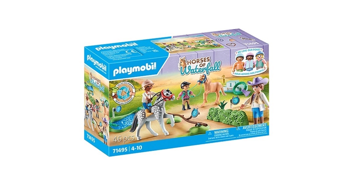 PLAYMOBIL 71495 Horses of Waterfall Ponyturnier, Konstruktionsspielzeug