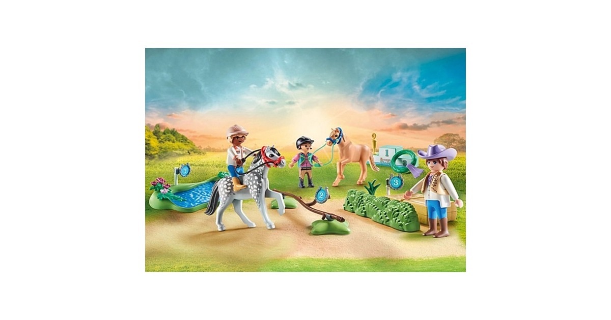 PLAYMOBIL 71495 Horses of Waterfall Ponyturnier, Konstruktionsspielzeug