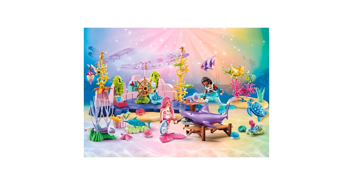PLAYMOBIL 71499 Princess Magic Unterwasser-Tierpflege der Meeresbewohner, Konstruktionsspielzeug