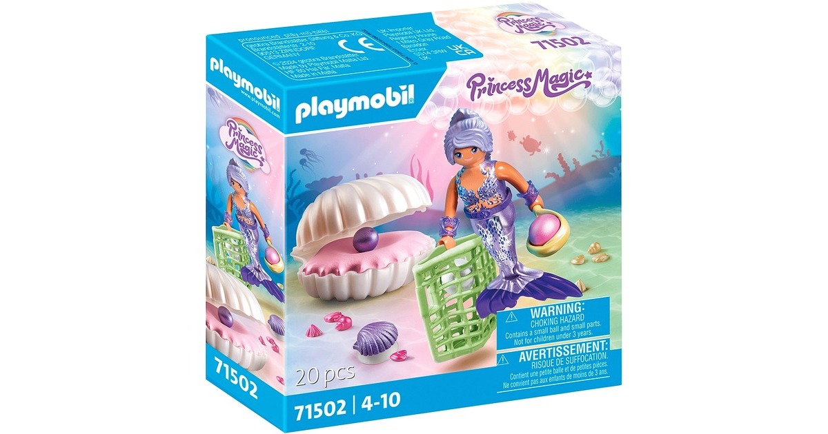 PLAYMOBIL 71502 Princess Magic Meerjungfrau mit Perlmuschel, Konstruktionsspielzeug PLAYMOBIL 71502 Princess Magic Meerjungfrau mit Perlmuschel, Konstruktionsspielzeug