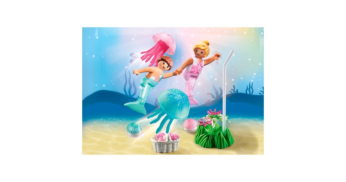 PLAYMOBIL 71504 Princess Magic Meerkinder mit Quallen, Konstruktionsspielzeug