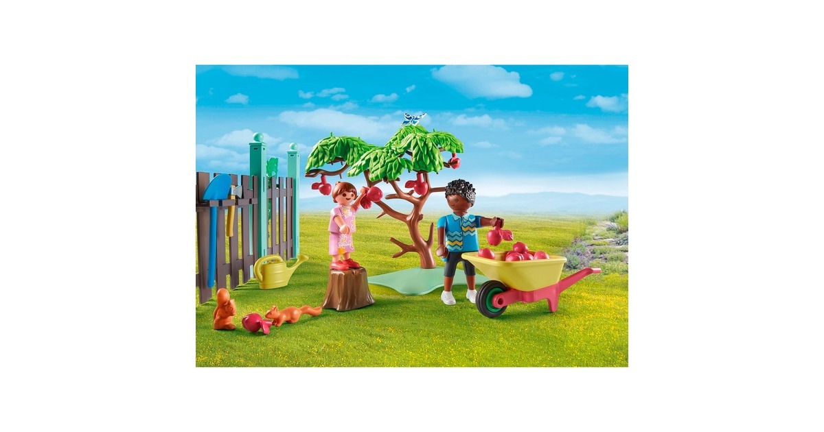 PLAYMOBIL 71510 City Life Kleine Hühnerfarm im Tiny Haus Garten, Konstruktionsspielzeug