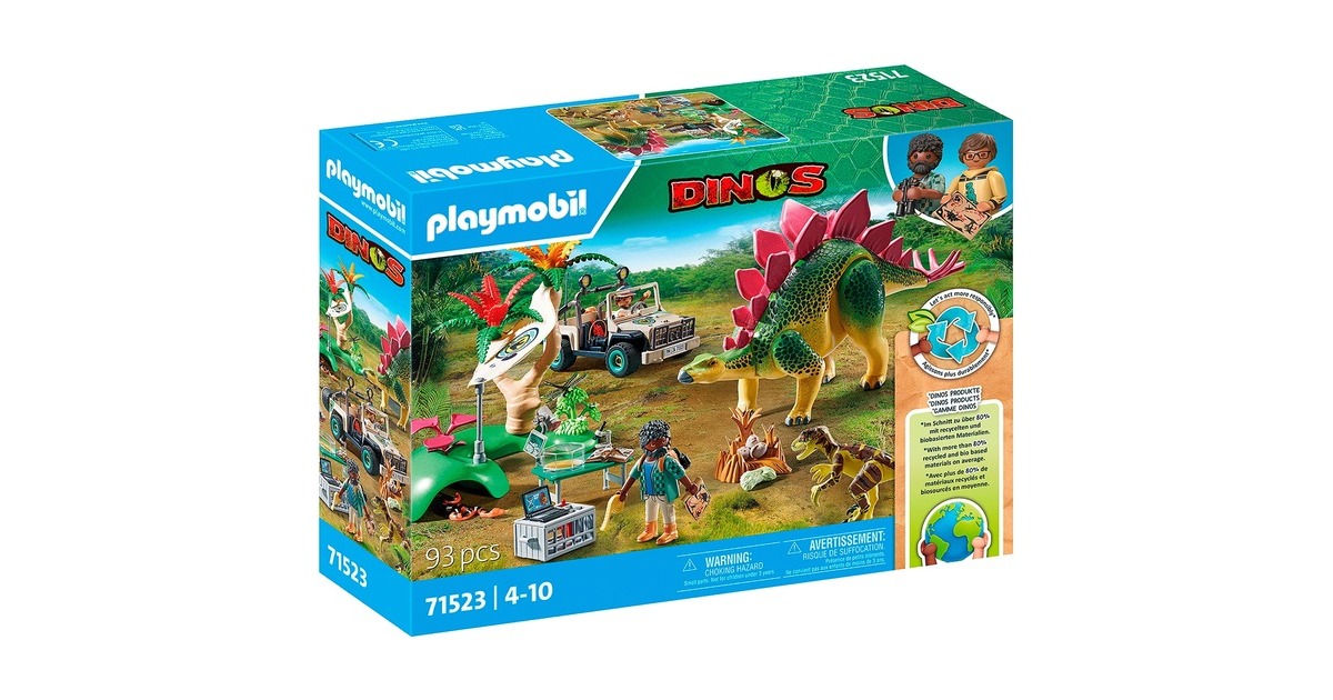 PLAYMOBIL 71523 Dinos Forschungscamp mit Dinos, Konstruktionsspielzeug
