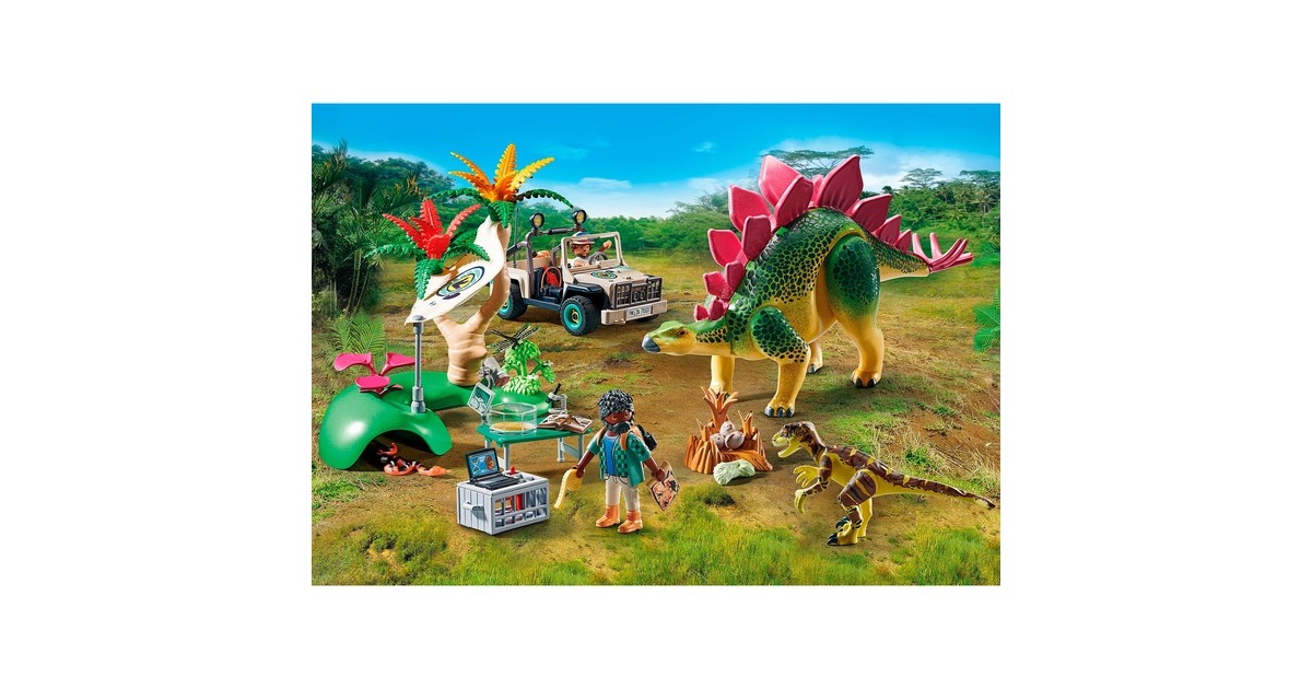 PLAYMOBIL 71523 Dinos Forschungscamp mit Dinos, Konstruktionsspielzeug