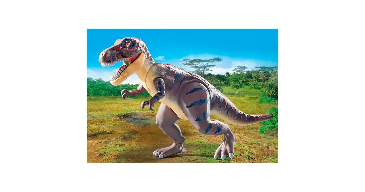 PLAYMOBIL 71524 Dinos T-Rex-Spurensuche, Konstruktionsspielzeug