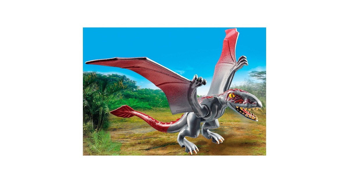 PLAYMOBIL 71525 Dinos Beobachtungsstation für Dimorphodon, Konstruktionsspielzeug