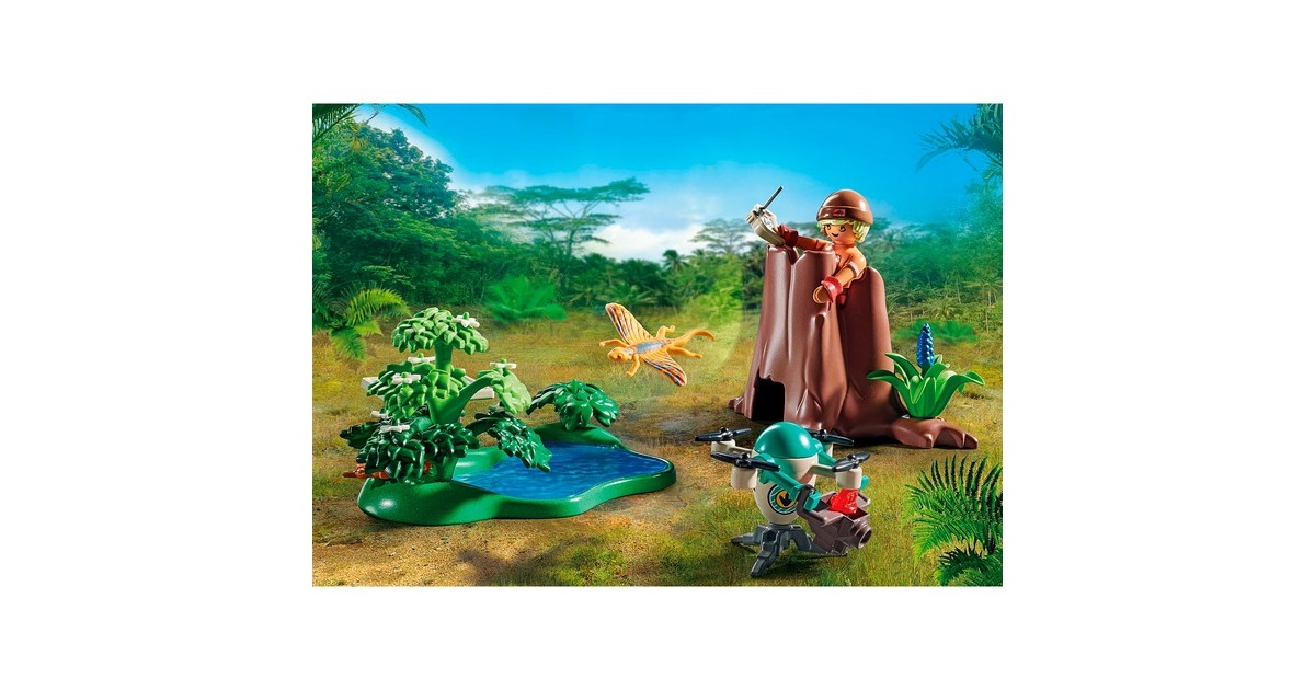 PLAYMOBIL 71525 Dinos Beobachtungsstation für Dimorphodon, Konstruktionsspielzeug