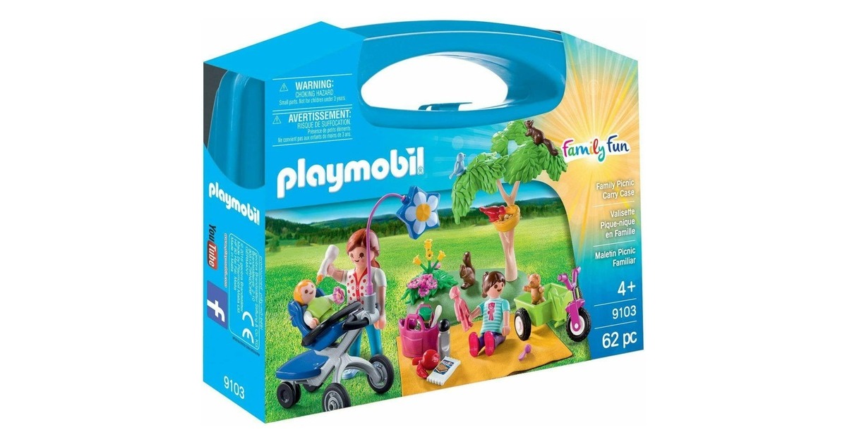 PLAYMOBIL 9103 Family Fun Familienpicknick zum Mitnehmen, Konstruktionsspielzeug PLAYMOBIL 9103 Family Fun Familienpicknick zum Mitnehmen, Konstruktionsspielzeug