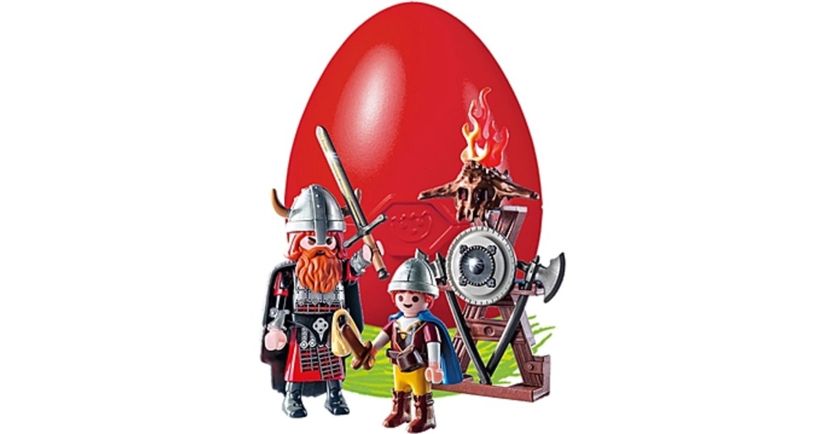 PLAYMOBIL 9209 Großer und Kleiner Wikinger, Konstruktionsspielzeug