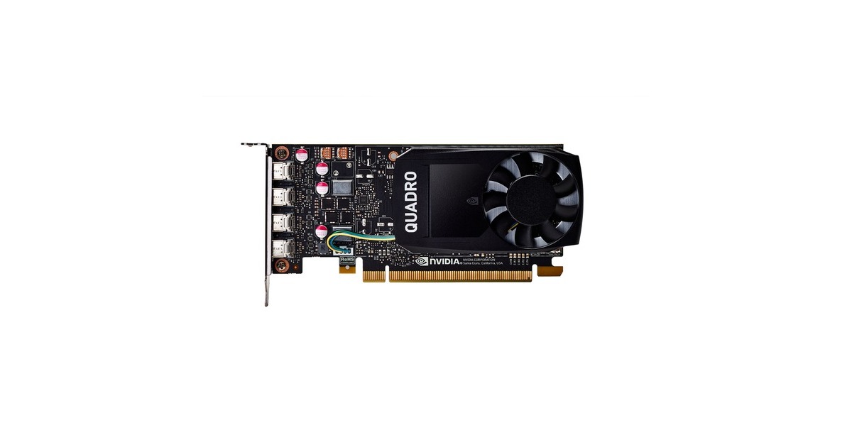 PNY NVIDIA Quadro P1000 V2 DVI, Grafikkarte(4x miniDisplayPort)