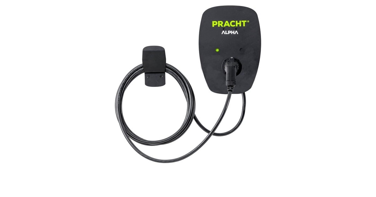 PRACHT Wallbox ALPHA MONO XT, 3,7 - 11 kW(schwarz, 5,5 Meter Kabel, RFID, Outlet) PRACHT Wallbox ALPHA MONO XT, 3,7 - 11 kW(schwarz, 5,5 Meter Kabel, RFID, Outlet)